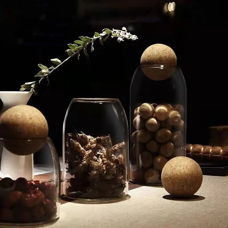 Bouteille de Conservation en Verre Bouchon Liège