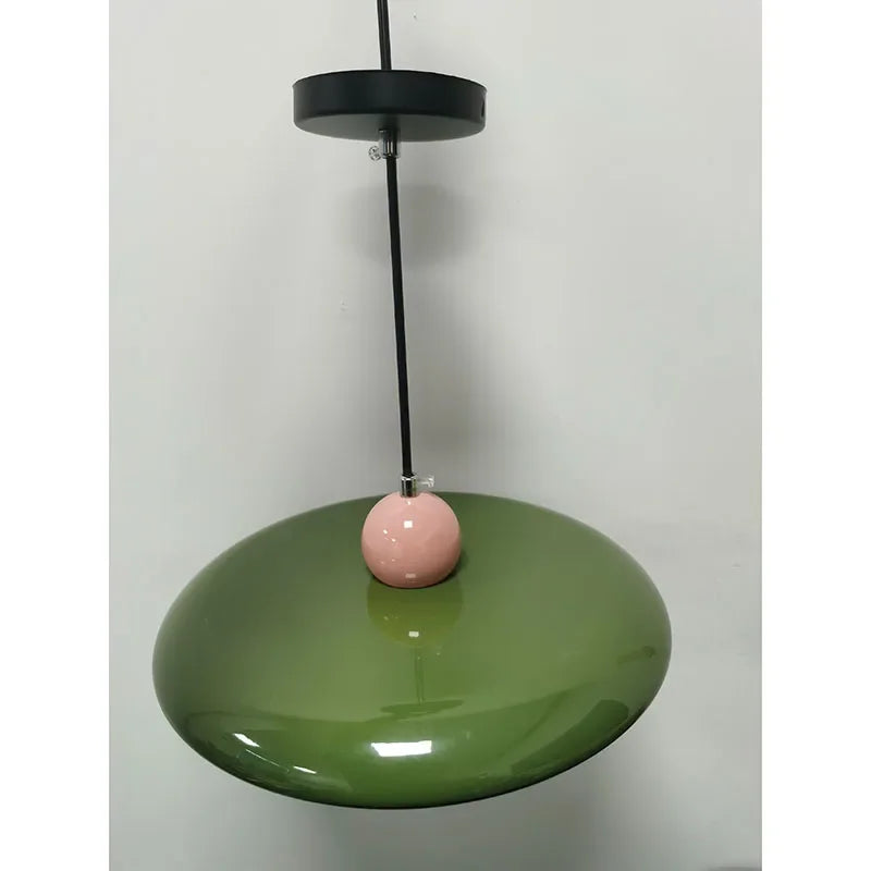 Suspension Soucoupe Volante - Style Français Minimaliste Crème