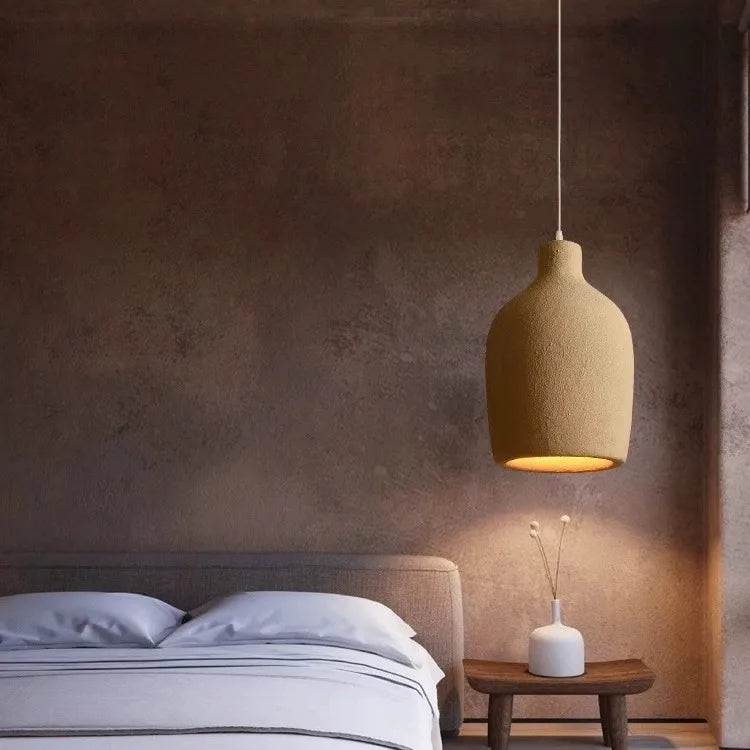 Suspension Wabi-Sabi Style Japonais - Luminaire Artisanal