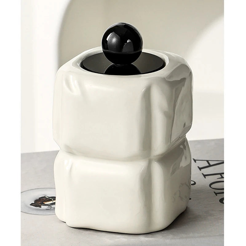Teddy Bear Toothpick Box – Ceramic Storage Decor
