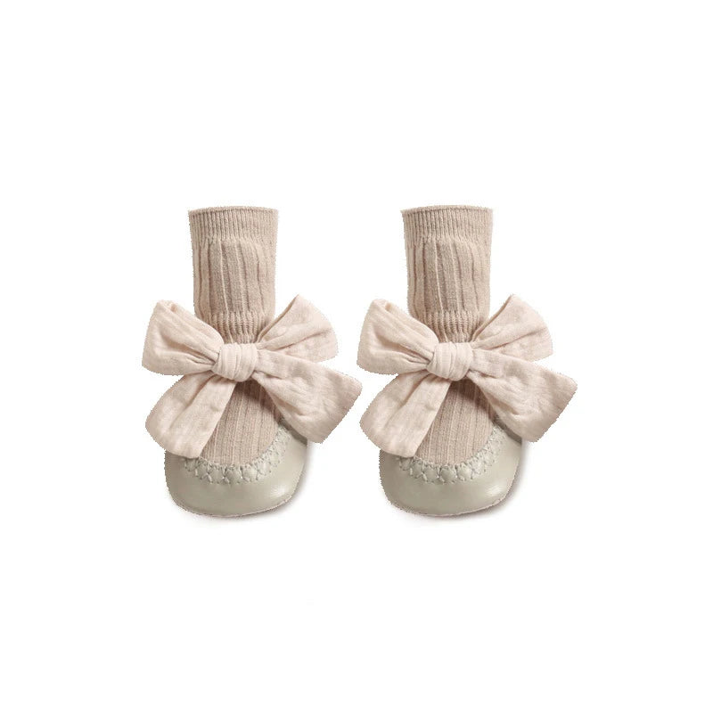 Chaussures Bébé Fille Style Princesse à Nœud