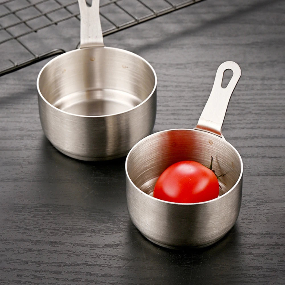 Petite Casserole à Sauce Antiadhésive en Acier Inoxydable