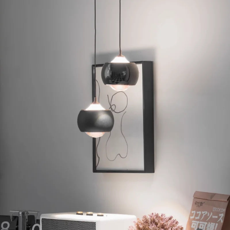 Suspension Luminaire Sphérique Style Nordique Chevet