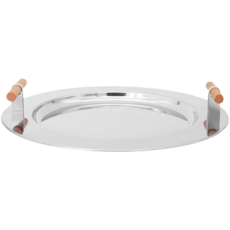 Stainless Steel Snack Tray – Nordic Minimalist Serving Dish