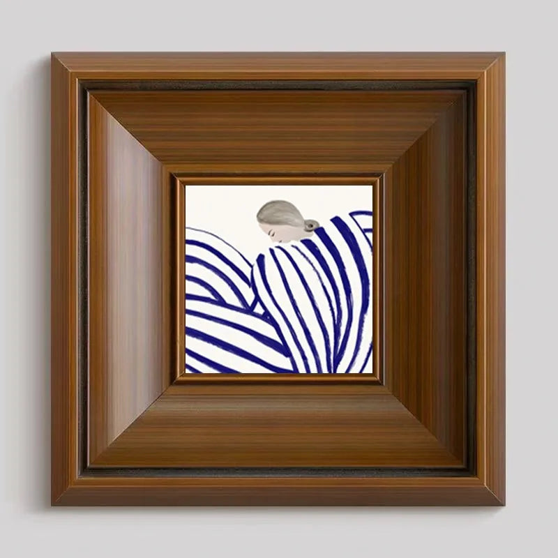 Toile Décorative Abstraite - Style Français Élégant