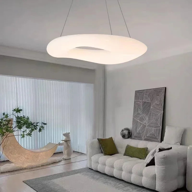 Suspension Anneau en Acrylique - Design Nordique Épuré
