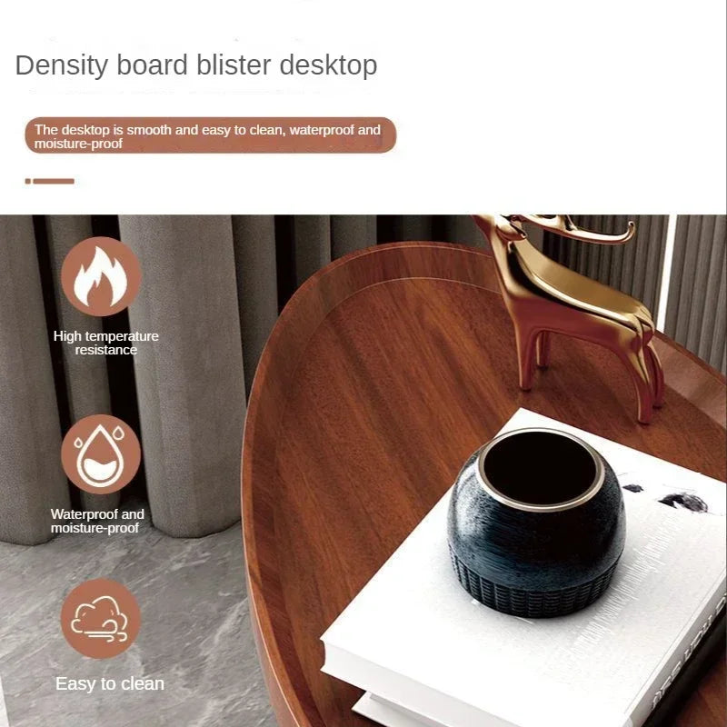 Table d'Appoint Métal Mobile - Petit Format Luxe Discret