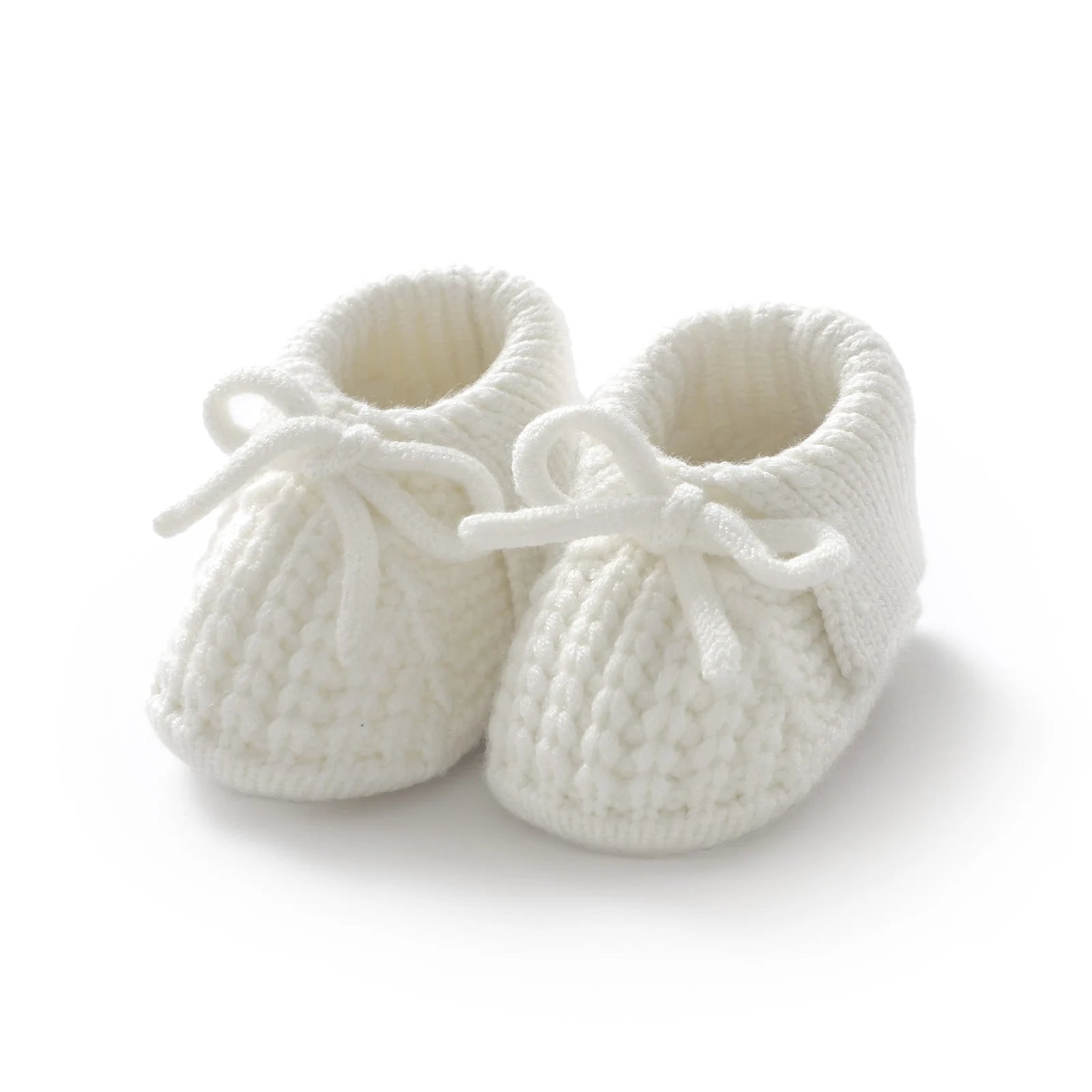 Chaussons Bébé Tricotés à Revers 0-18 Mois