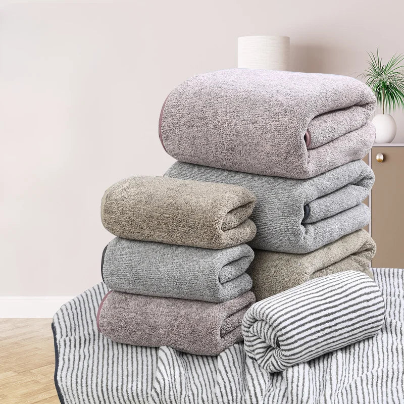 Bamboo Fiber Towel Set – Ultra Dense & Soft