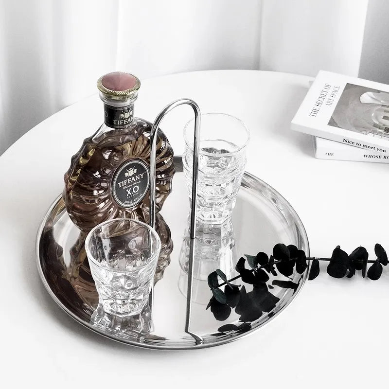 Stainless Steel Carry Tray – Decorative Storage Tray
