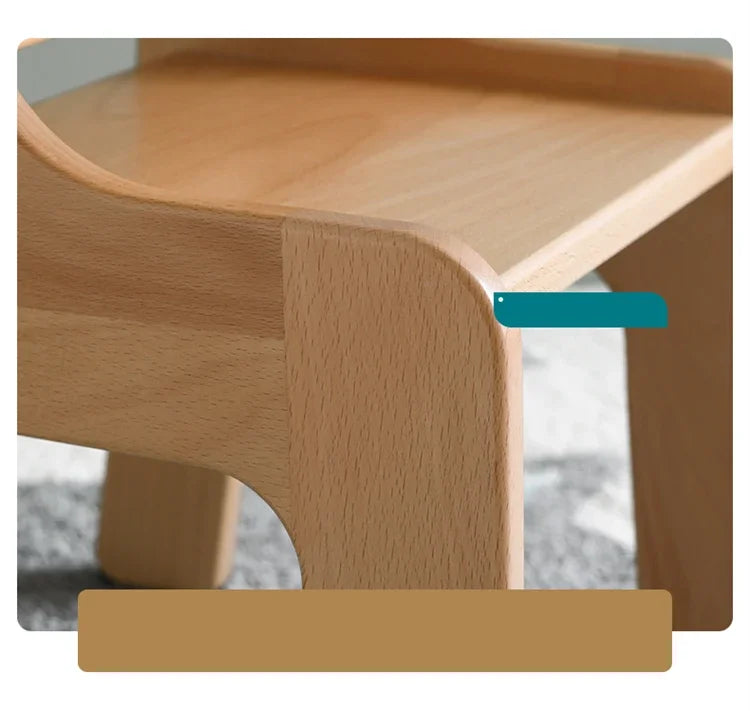 Chaise Enfant Nordique en Bois Massif