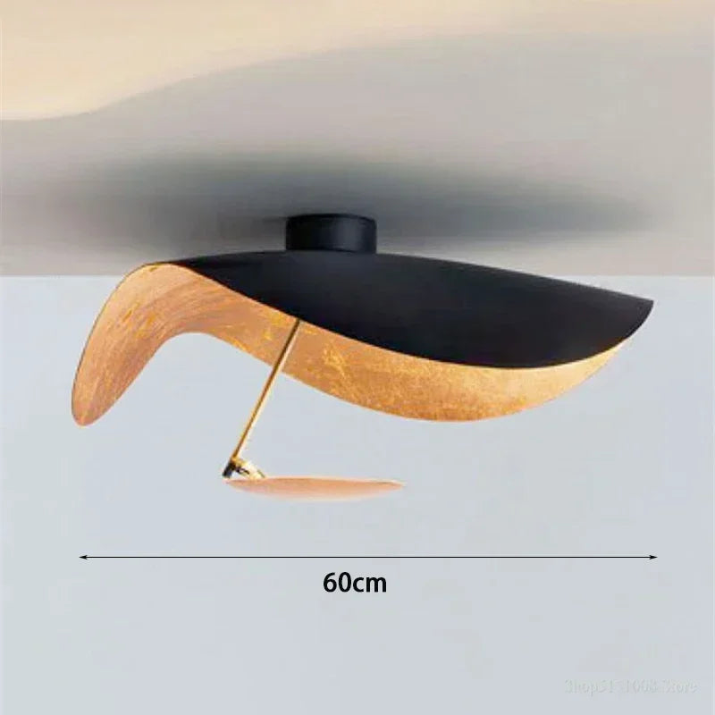 Plafonnier Doré Design Créatif - Style Nordique LED