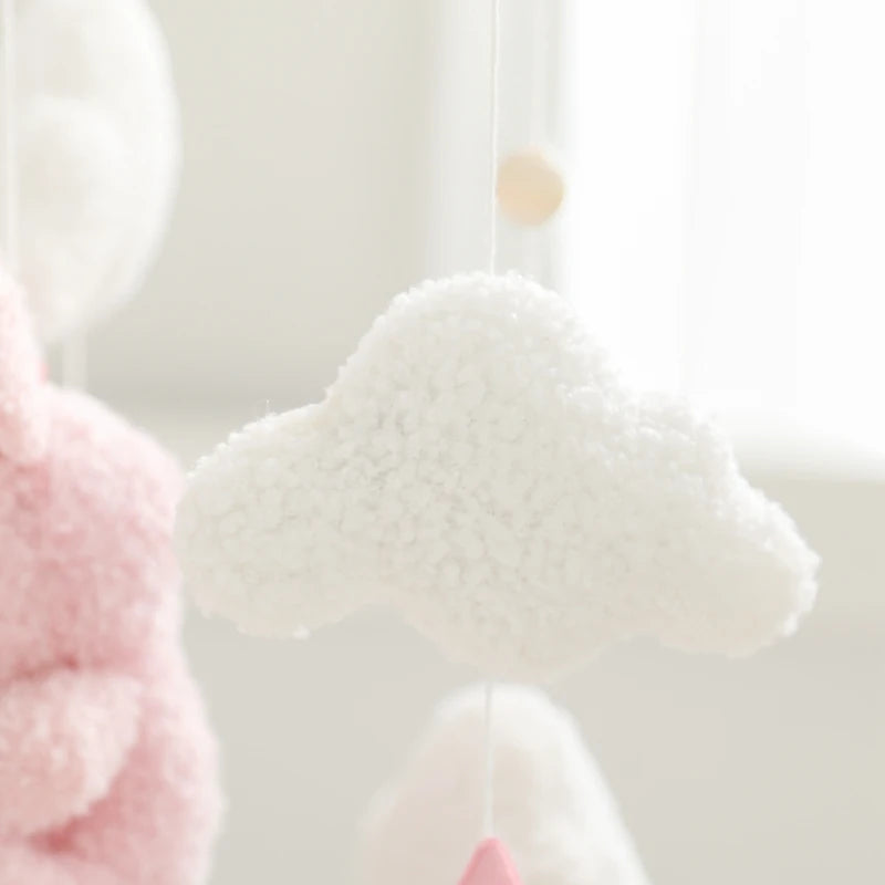 Mobile Musical en Bois pour Lit Bébé