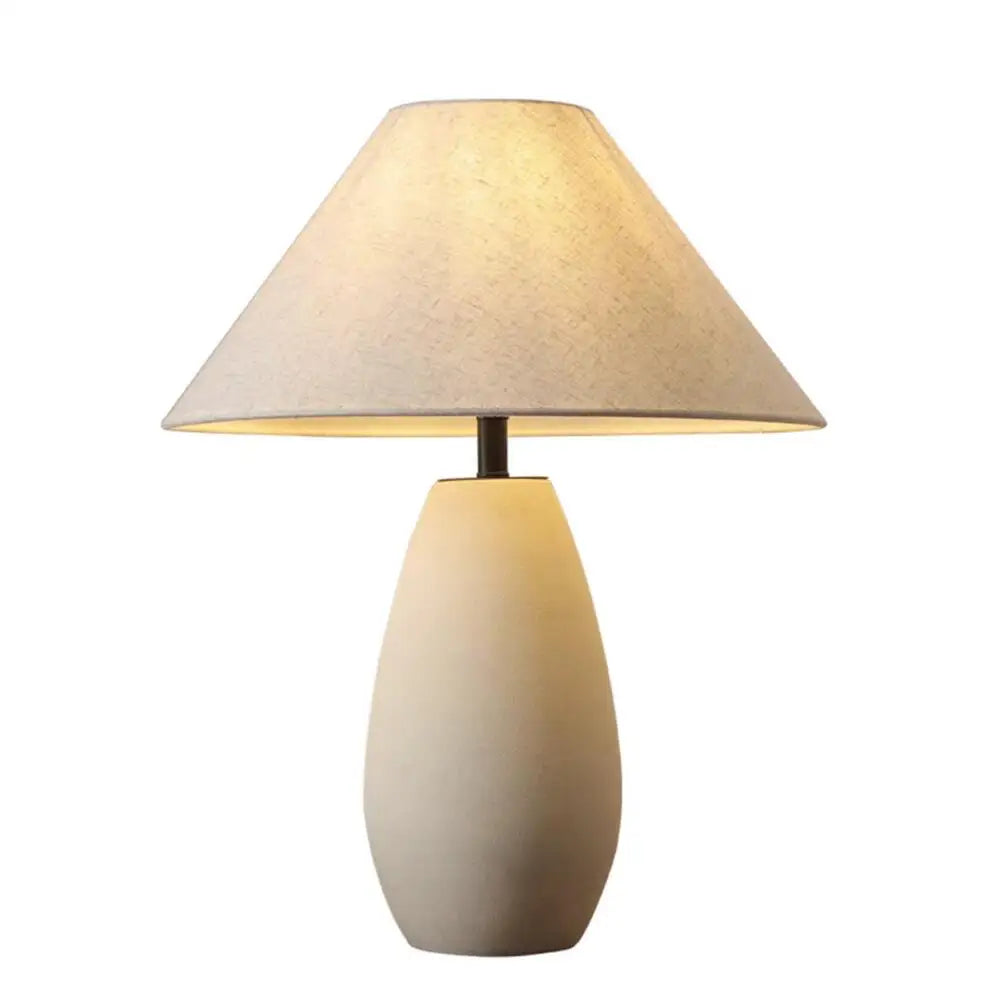 Lampe de Table Céramique Style Japonais - Télécommande