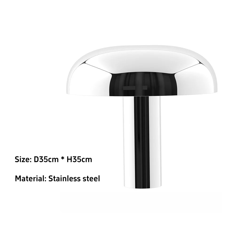 Stainless Steel Bedside Lamp – European Luxury Table Light