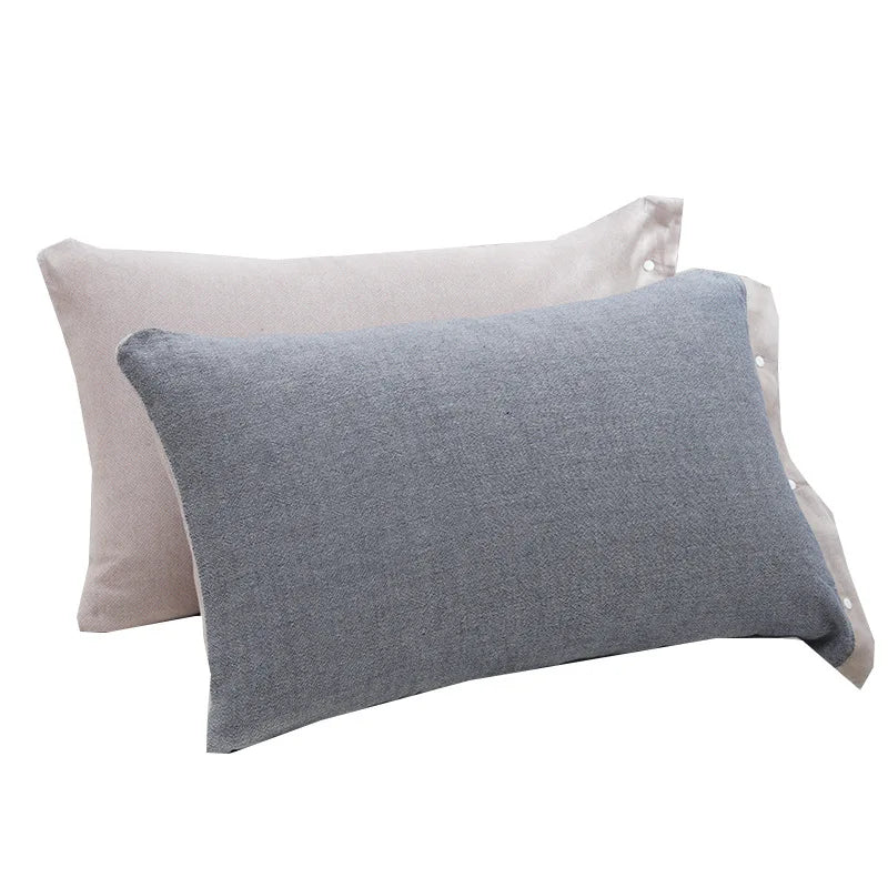 Lot de 2 Taies d'Oreiller en Gaze de Coton