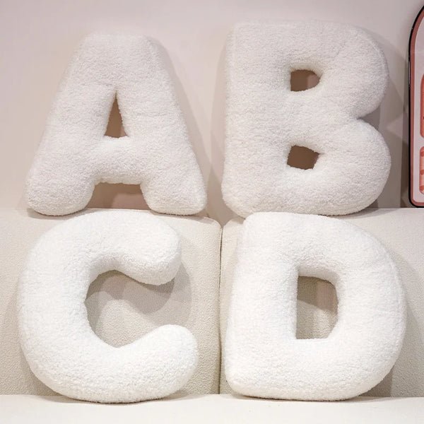 Coussin Lettres Alphabet Décoratif