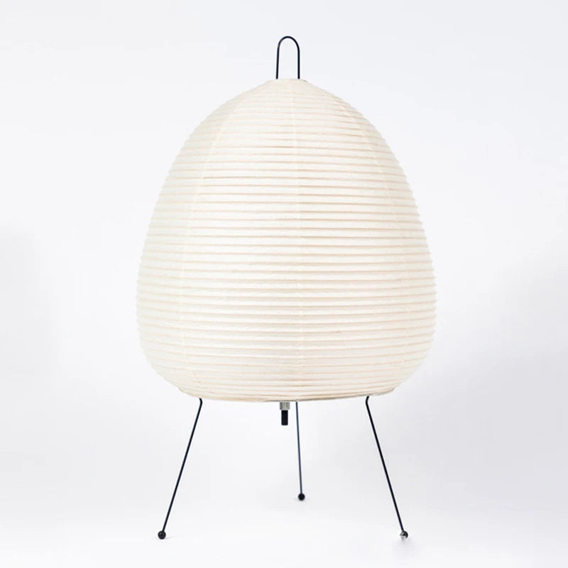 Lampe de Table Papier de Riz Style Japonais Trépied