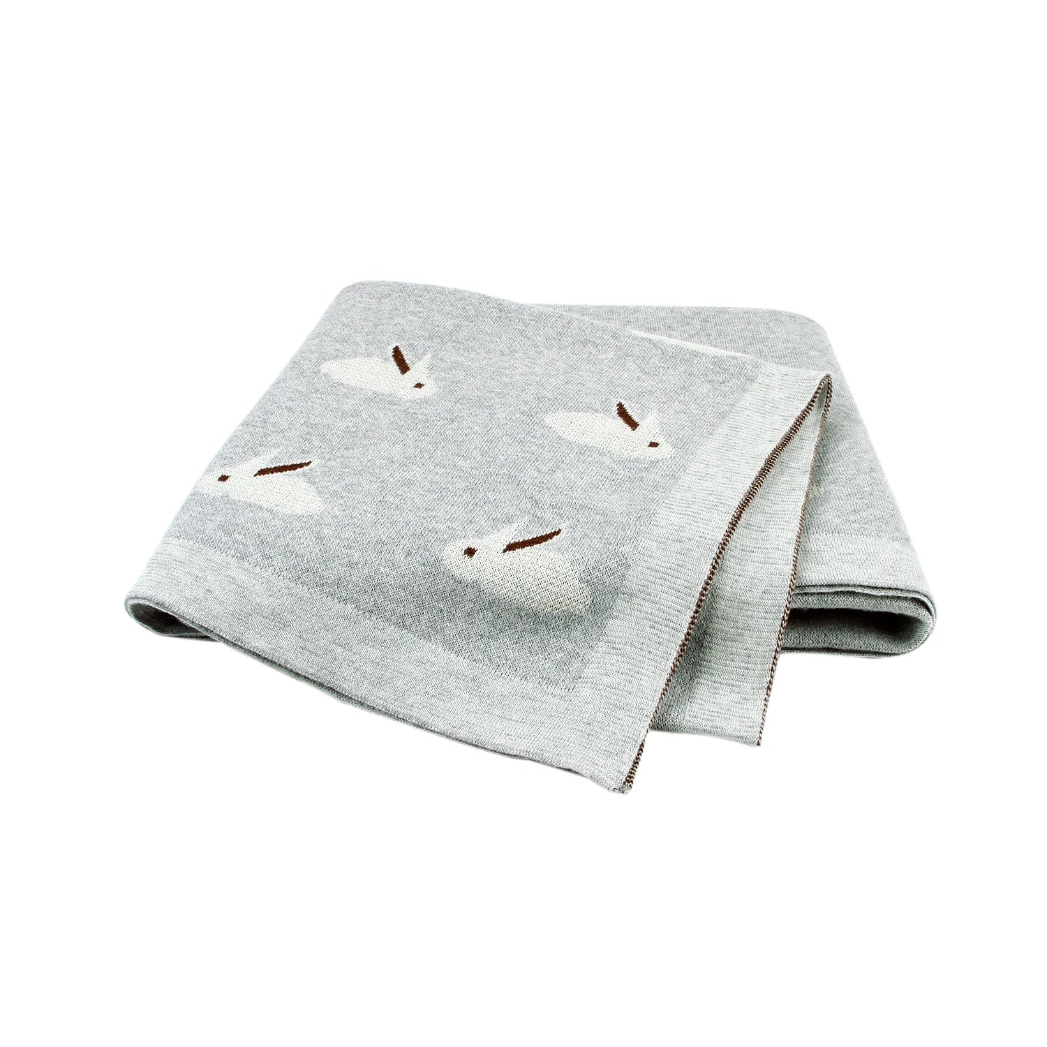 Couverture Bébé Tricotée en Coton Douce