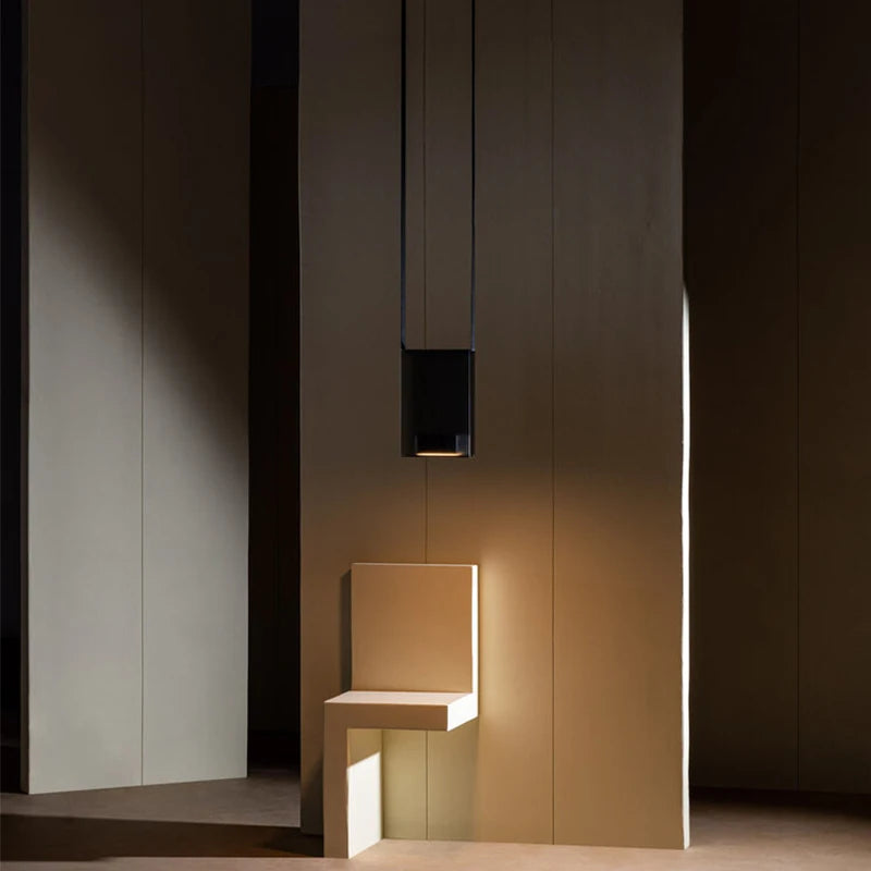 Suspension Bloc Acrylique Design Danois Minimaliste