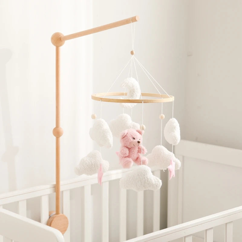 Mobile Musical en Bois pour Lit Bébé