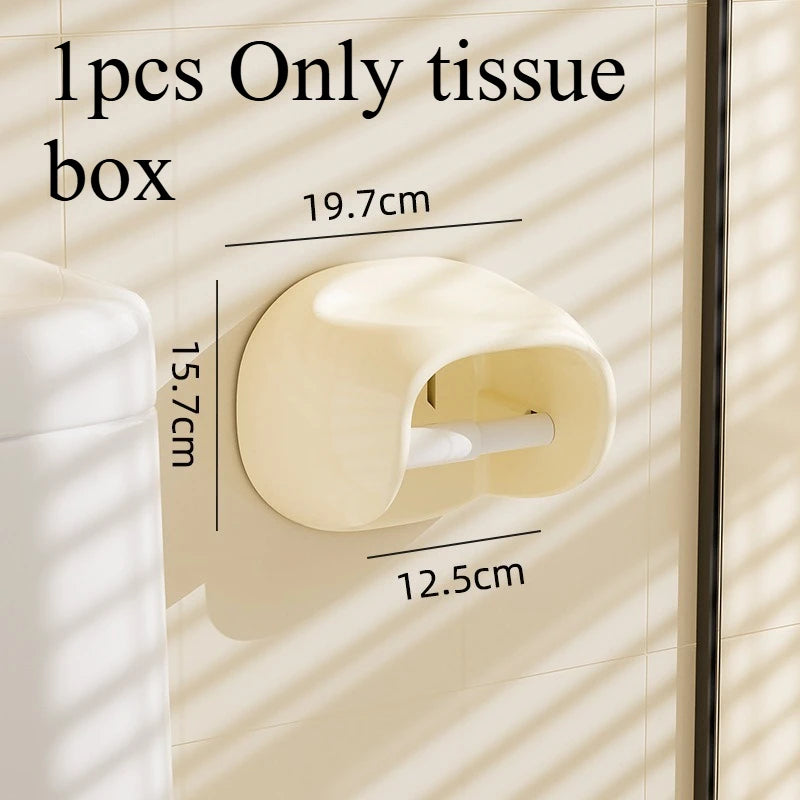 Wall-Mounted Tissue Box – No-Drill Bathroom Storage