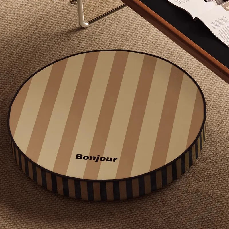 Coussin de Sol Rond pour Méditation et Yoga