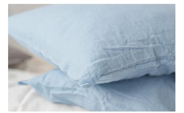 Housse de Coussin en Lin Naturel