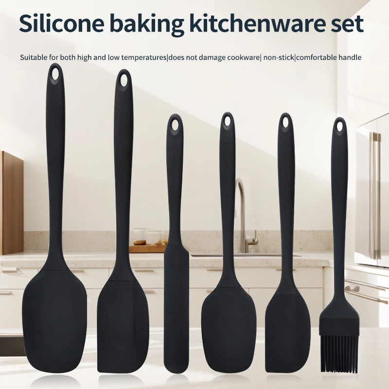 Ensemble Ustensiles de Pâtisserie en Silicone 6 Pièces