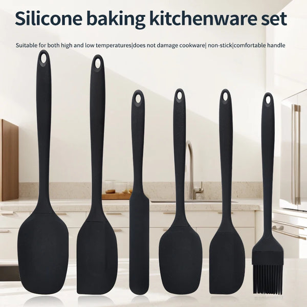 Ensemble Ustensiles de Pâtisserie en Silicone 6 Pièces