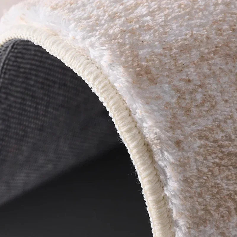 Tapis Léger Luxe Grande Surface Peluche Antidérapant