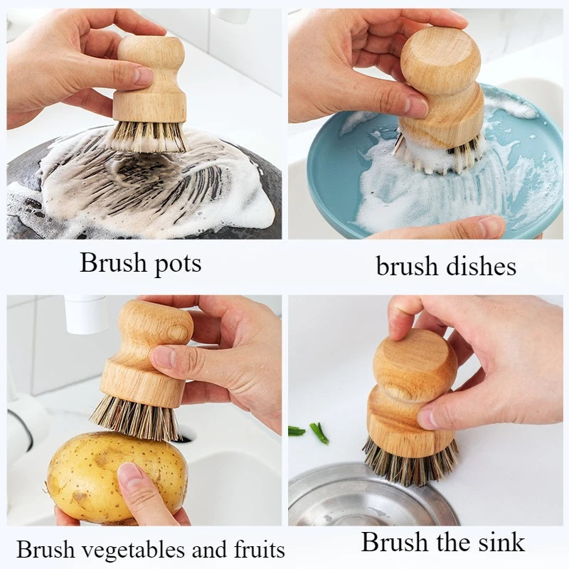 Brosse à Vaisselle en Bois Sisal et Coco Écologique