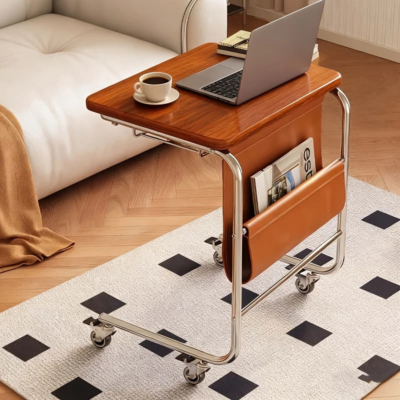 Table Pliante Mobile Multifonction - Hauteur Réglable