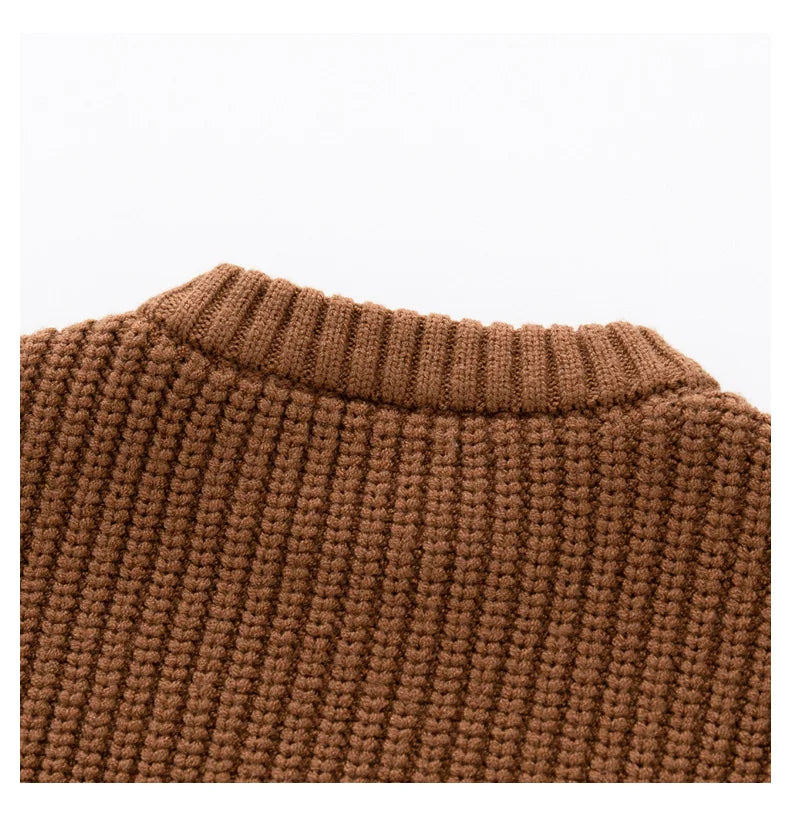 Pull Bébé Tricoté Épais Hiver