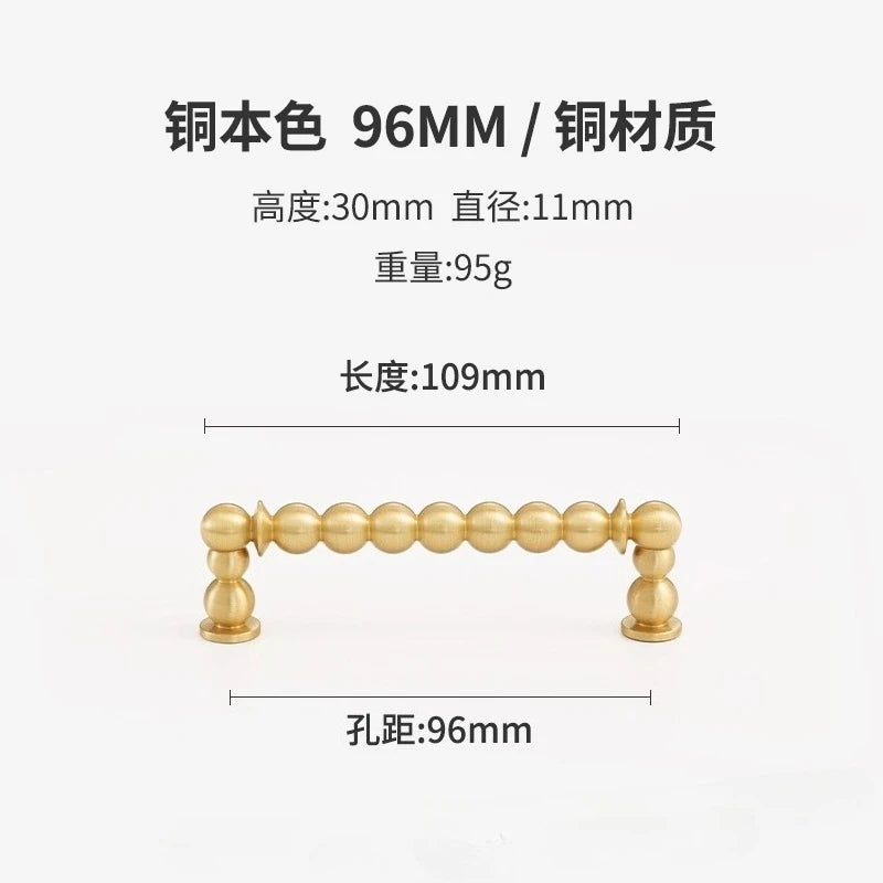 Brass Cabinet Knob – European Style