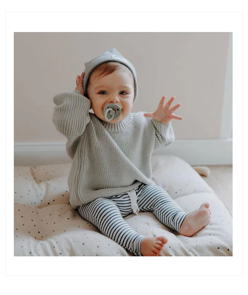 Pull Bébé Tricoté Épais Hiver