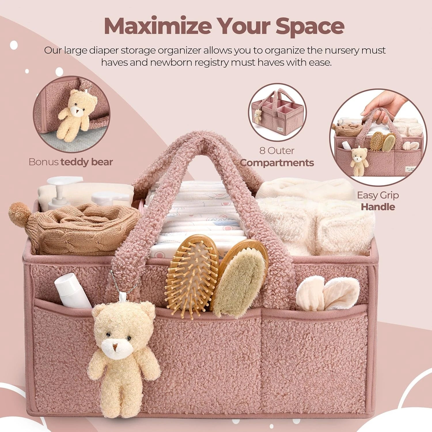 Organisateur de Table à Langer en Peluche