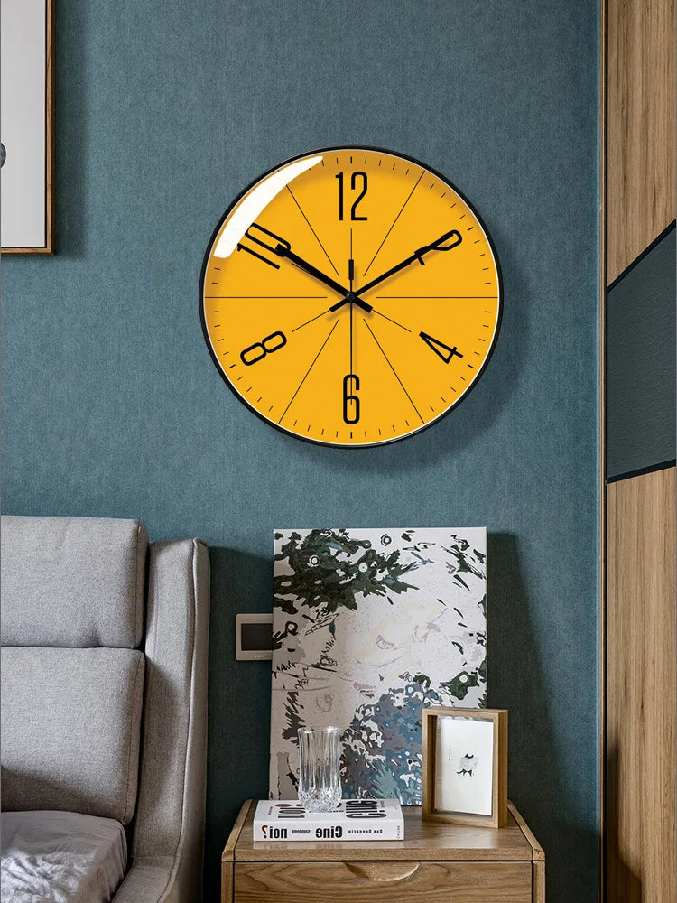 Horloge Murale Nordique Simple Silencieuse Moderne
