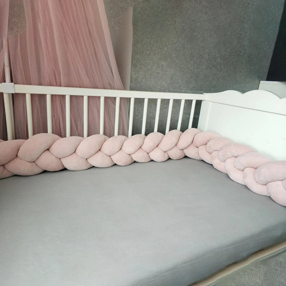 Tour de Lit Bébé Tressé Décoratif