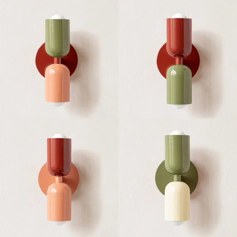 Applique Murale LED - Style Macaron Moderne