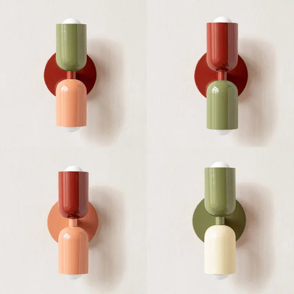 Applique Murale LED - Style Macaron Moderne