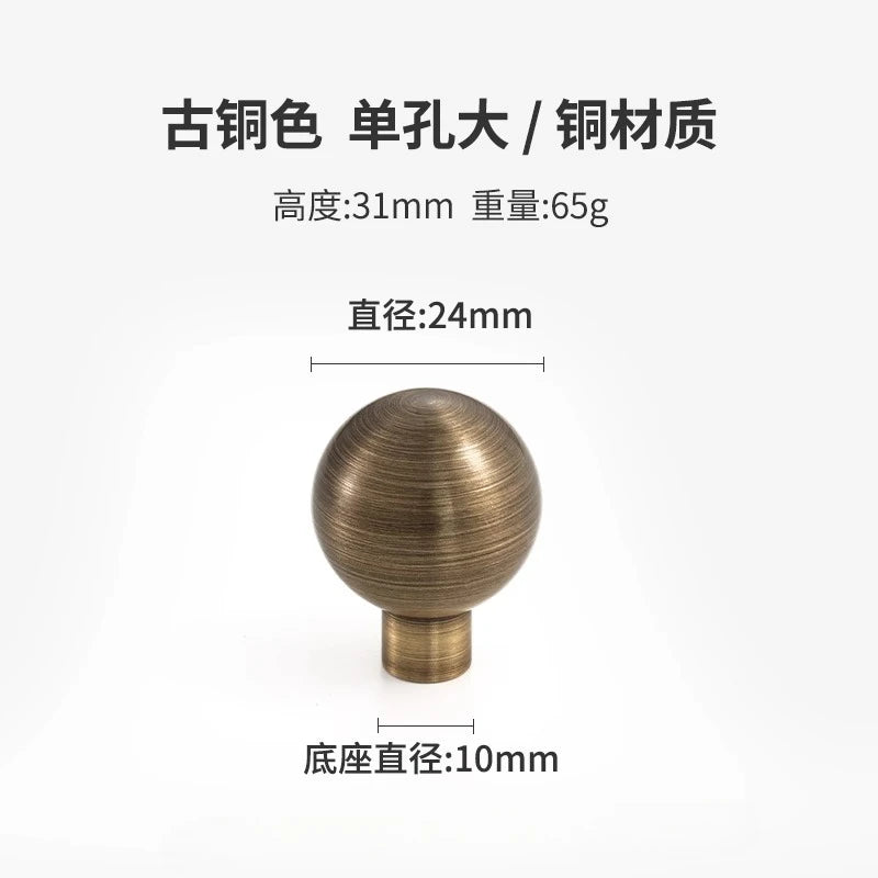 Brass Cabinet Knob – European Style