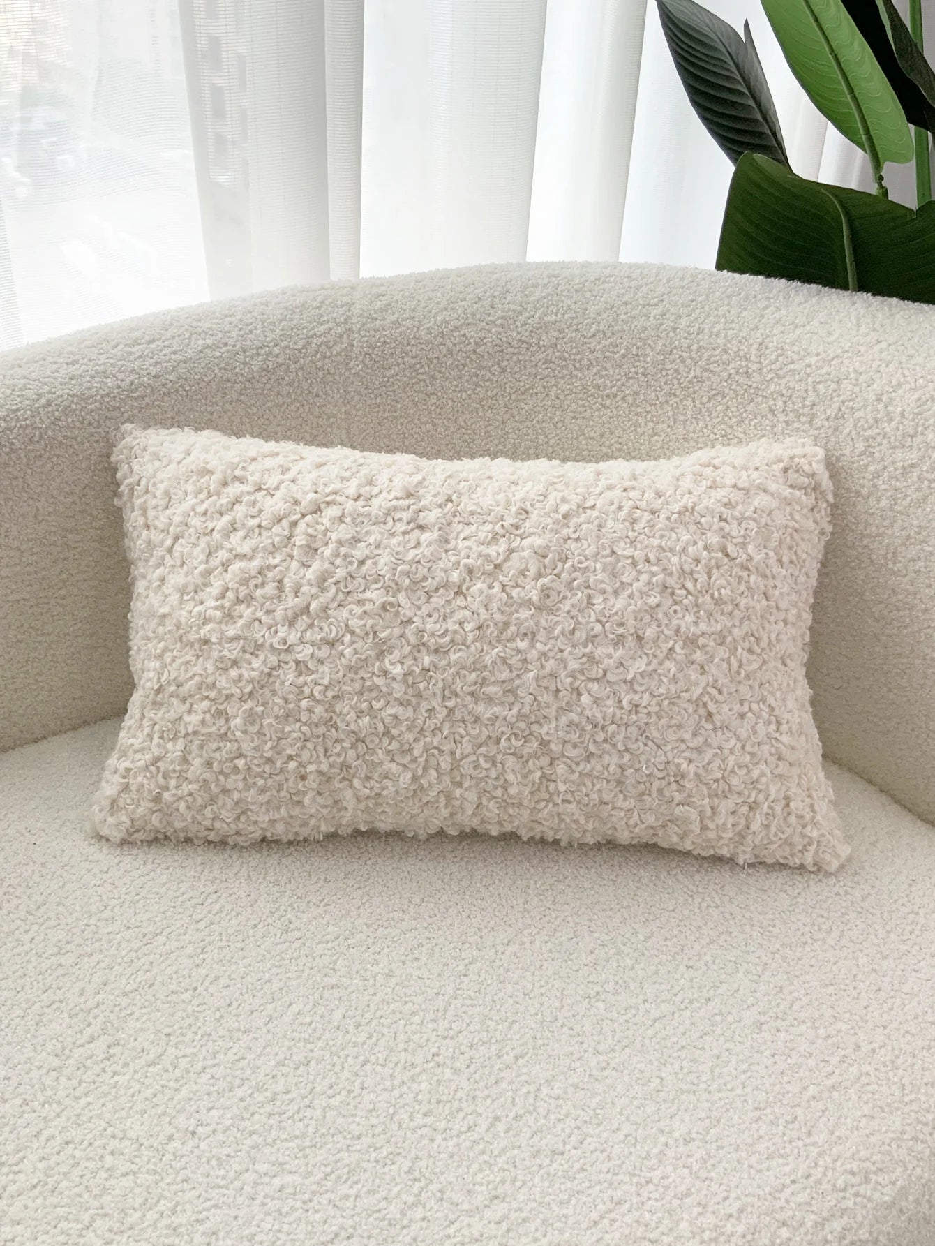 Housse de Coussin Teddy Fourrure - Douceur Peau de Mouton