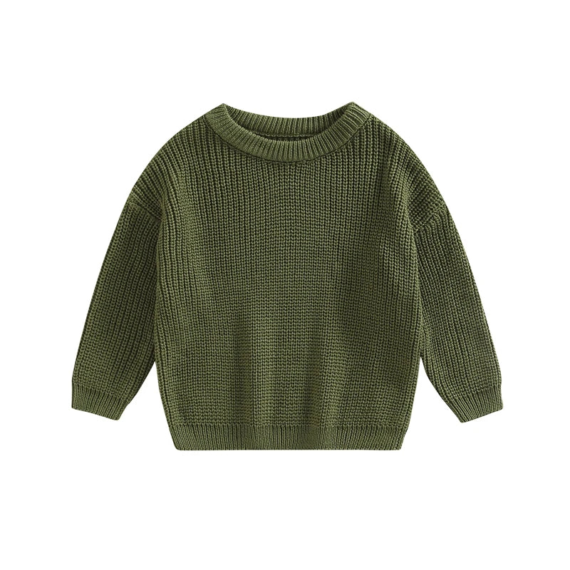 Pull Bébé Tricoté Manches Longues Automne
