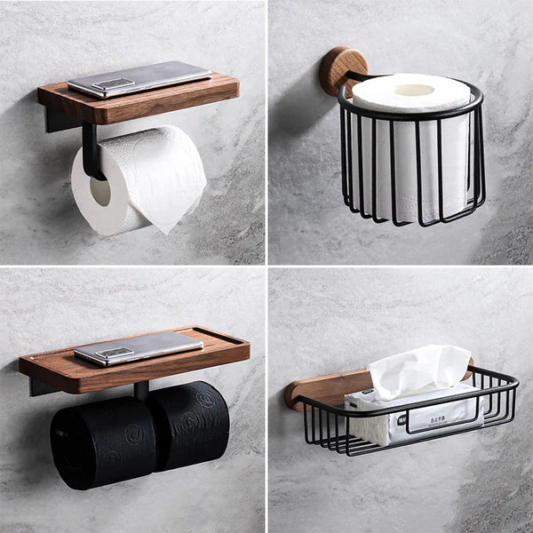 Distributeur de Mouchoirs en Bois Massif - Design Créatif
