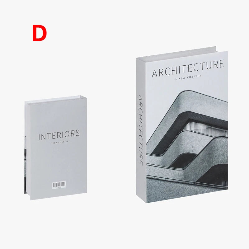 Livres Décoratifs Factices Design Créatif pour Table Basse