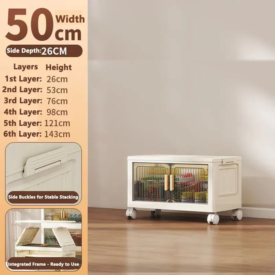 Meuble de Rangement Multi-Niveaux Sans Montage