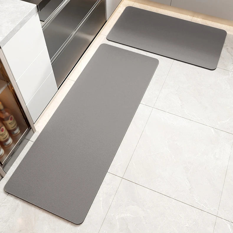 Diatomite Kitchen Runner Rug – Super Absorbent Non-Slip Mat