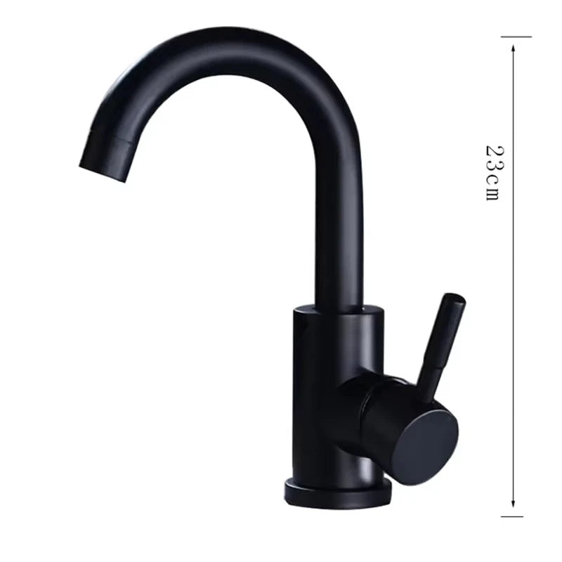 Robinet de Lavabo Rotatif 360° Acier Inoxydable