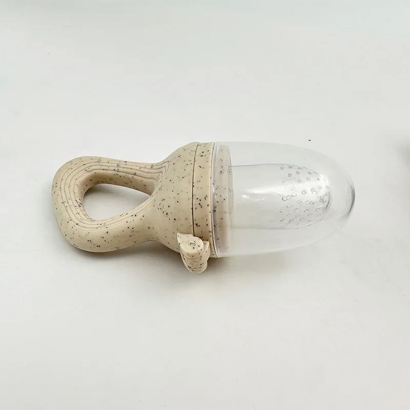 Grignoteuse en Silicone pour Bébé avec Couvercle